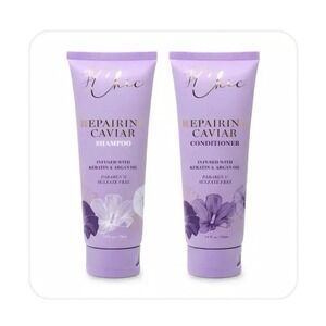 Le Chic Repairing Caviar Shampoo Conditioner Set Keratin Argan Oil 5.9oz 2pc NEW